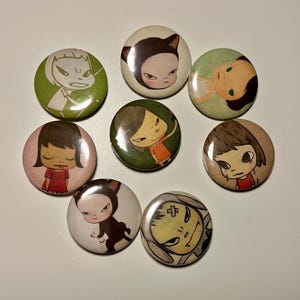 奈良美智　ピンバッチ　YOSHITOMO NARA Yoshitomo nara pin - Etsy 日本