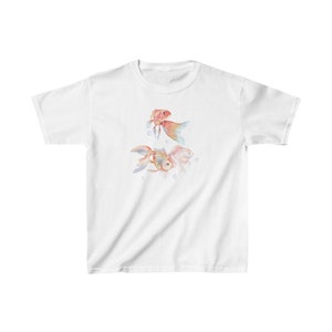 Fish Baby Tee Graphic T-Shirt Y2k Trendy Fitted Top