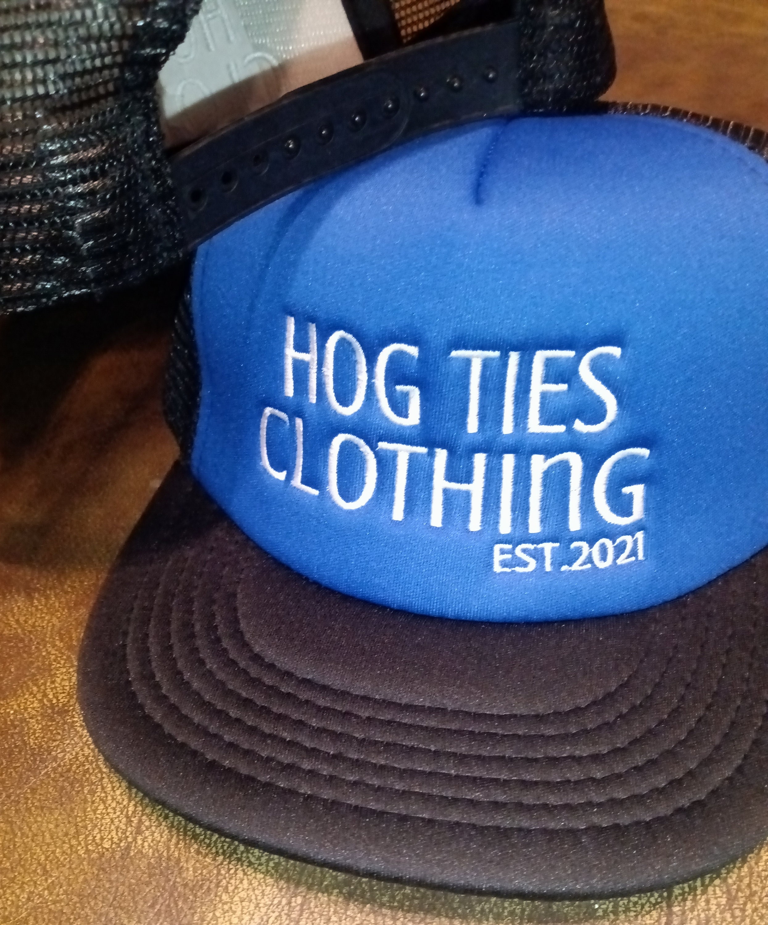 Blue HOG TIES CLOTHING Trucker Foam Hat - Etsy