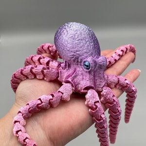 Octopus, Fidget, Sensory Toy, 3D Printed