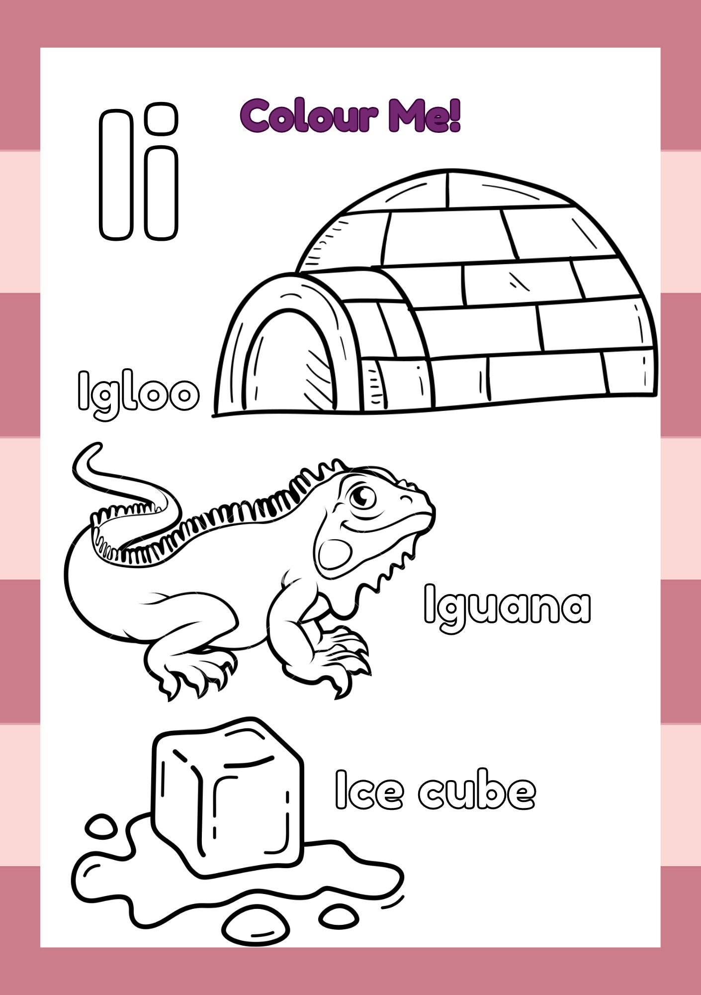 Alphabet Coloring Pages, Preschool Coloring Pages, Preschool Activity ...