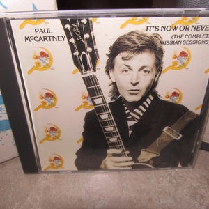 Paul McCartney (The Beatles) - Very Rare CD - It&#39;s Now Or Never - The Complete Russian Sessions - NM Beauty!