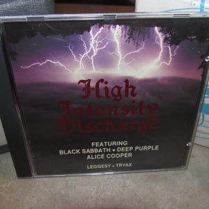 Black Sabbath - Deep Purple - Alice Cooper - Sehr seltene CD - Hohe Intensitätsentladung - NM!