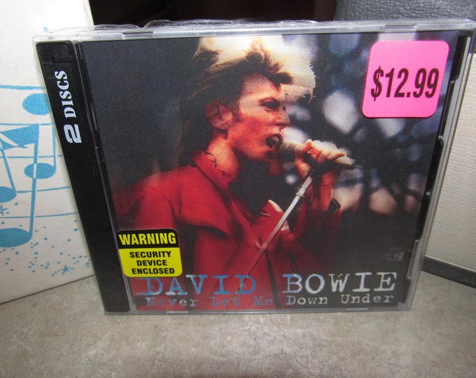 Sealed - David Bowie - Very Rare 2 CD Set - Never Let Me Down Under ...