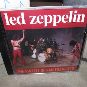 Led Zeppelin - CD muy raro - Las calles de San Francisco - 1969 - ¡EX!