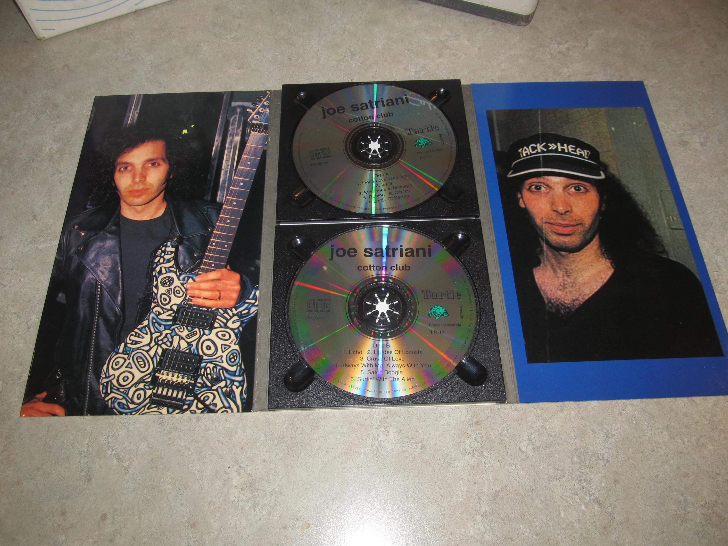 Joe Satriani - Very Rare 2 CD Set - Cotton Club - Atlanta Georgia