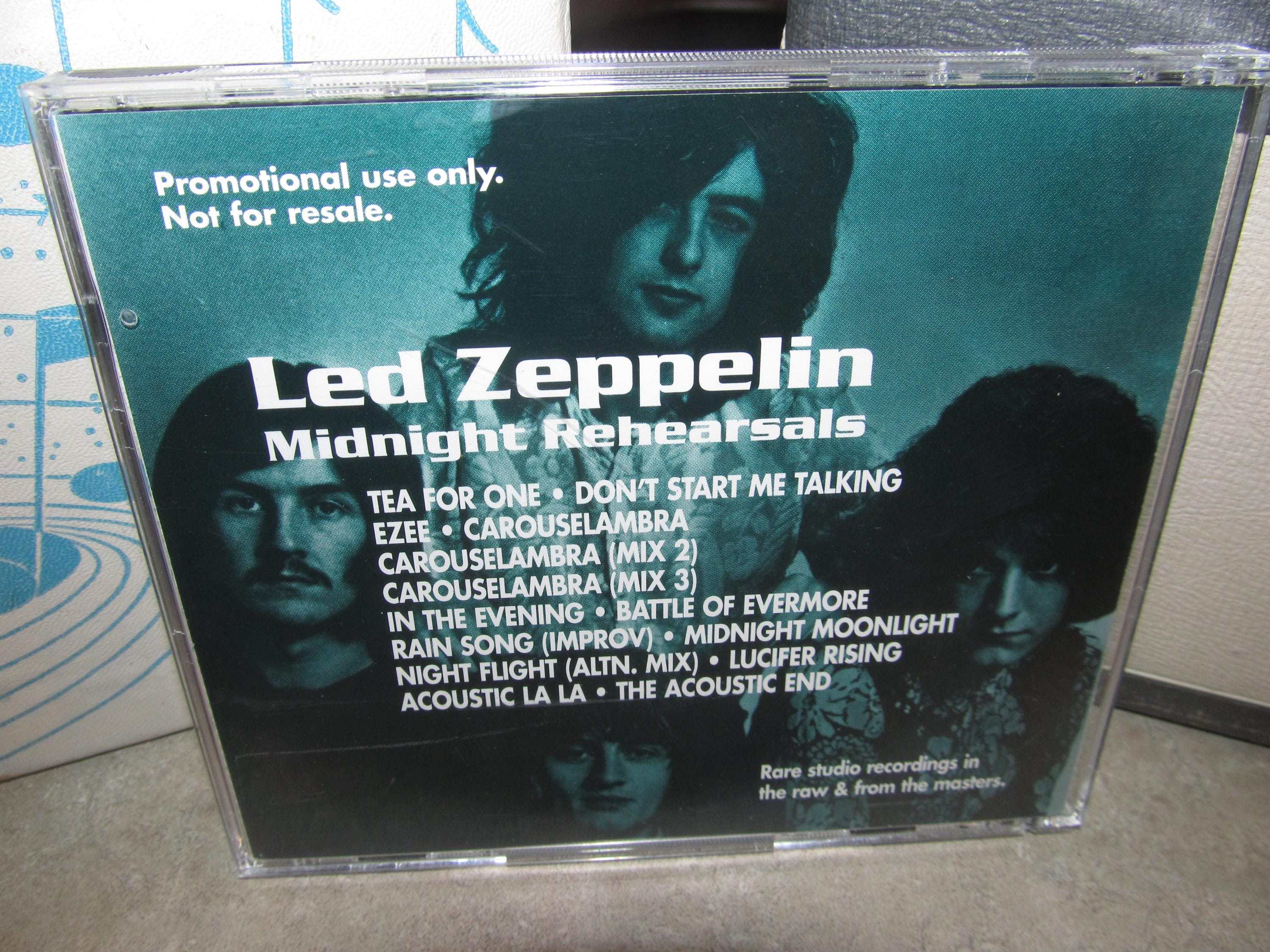 Led Zeppelin - Very Rare Promo CD - Midnight Rehearsals - From the