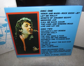 Paul McCartney and Wings (The Beatles) Very Rare 2 CD Set W/Slip Cover - Great Lost TAKAL Master - NM!