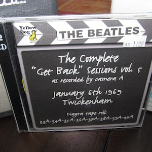 The Beatles - Very Rare 2 CD Set - The Complete &quot;Get Back&quot; Sessions Volume 12 - Yellow Dog - NM!