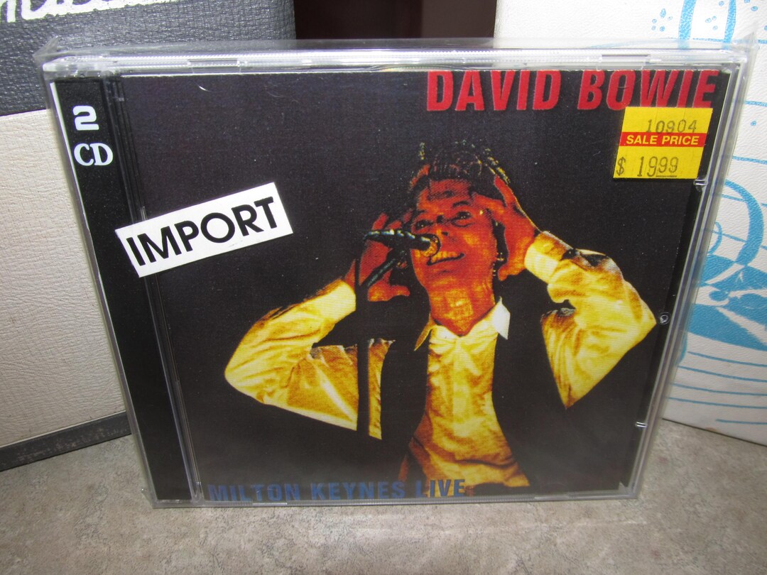 Sealed - David Bowie - Very Rare 2 CD Set - Milton Keynes Live, 1990 ...