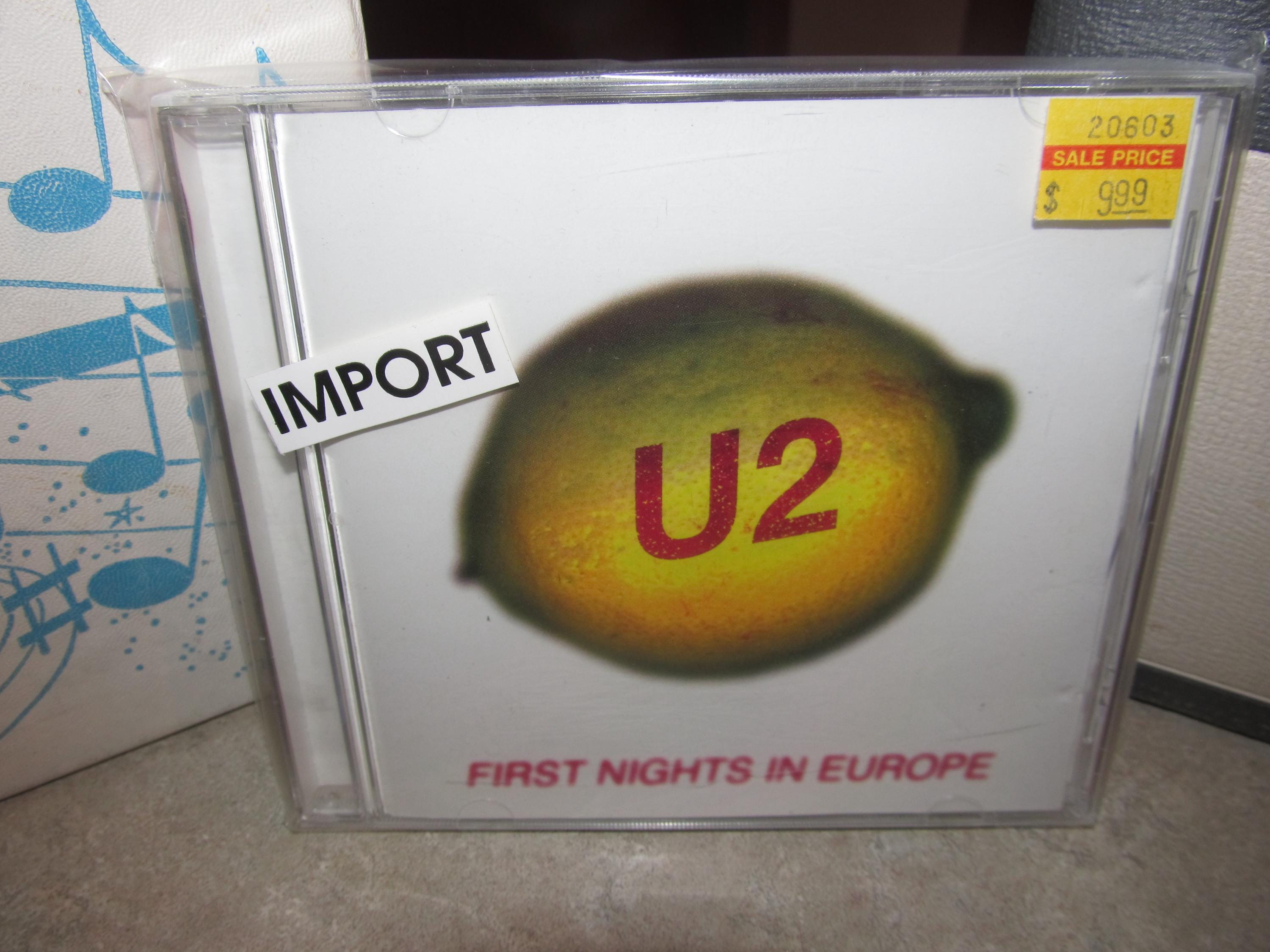 未開封 - U2 - 非常にレアな CD - First Nights in Europe - 優れた