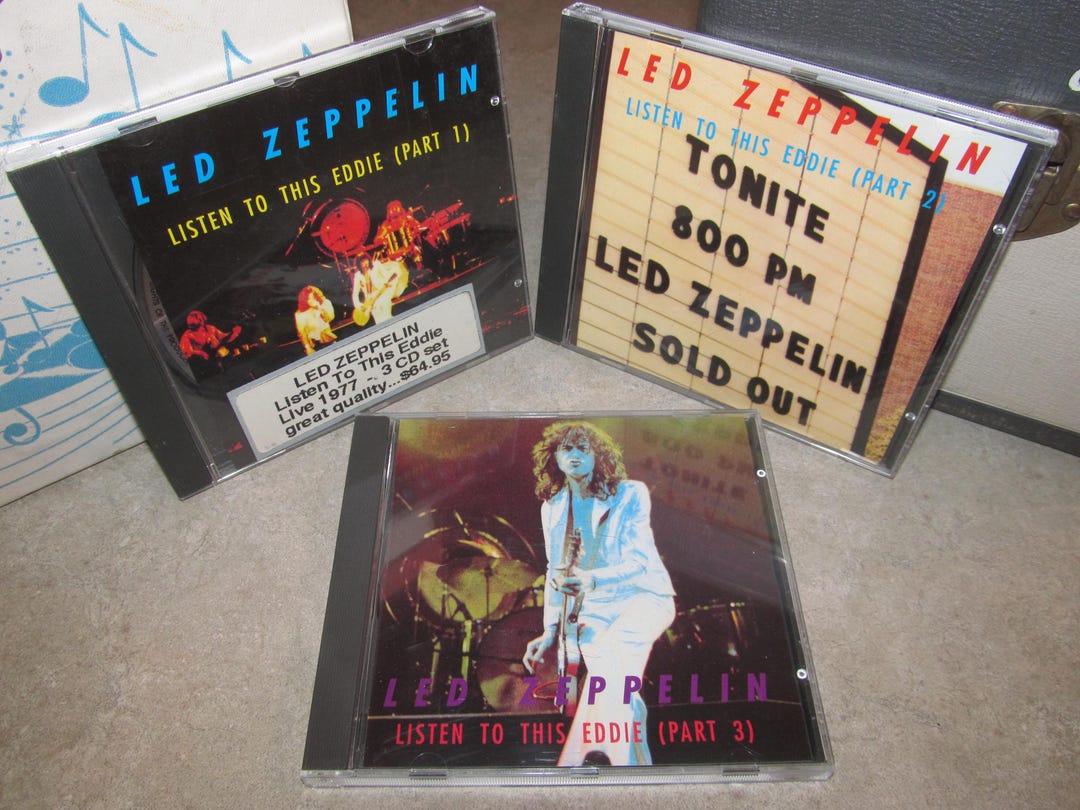 Led Zeppelin Cd Collection Led Zeppelin - Sehr seltene 3 CD Set - Listen To This Eddie - Live at ...