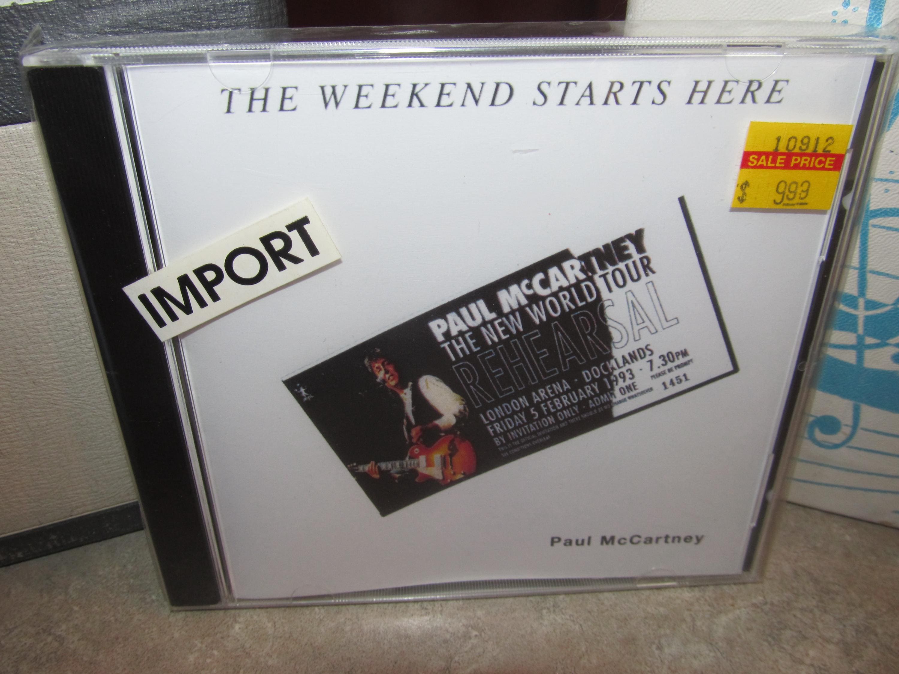 Sealed - Paul Mccartney (the Beatles) - Very Rare CD - the Weekend 