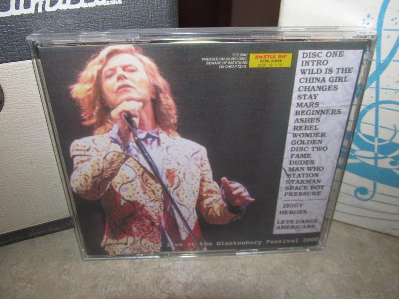 David Bowie - Very Rare 2 CD Set - Recorded Live at the Glastonbury ...