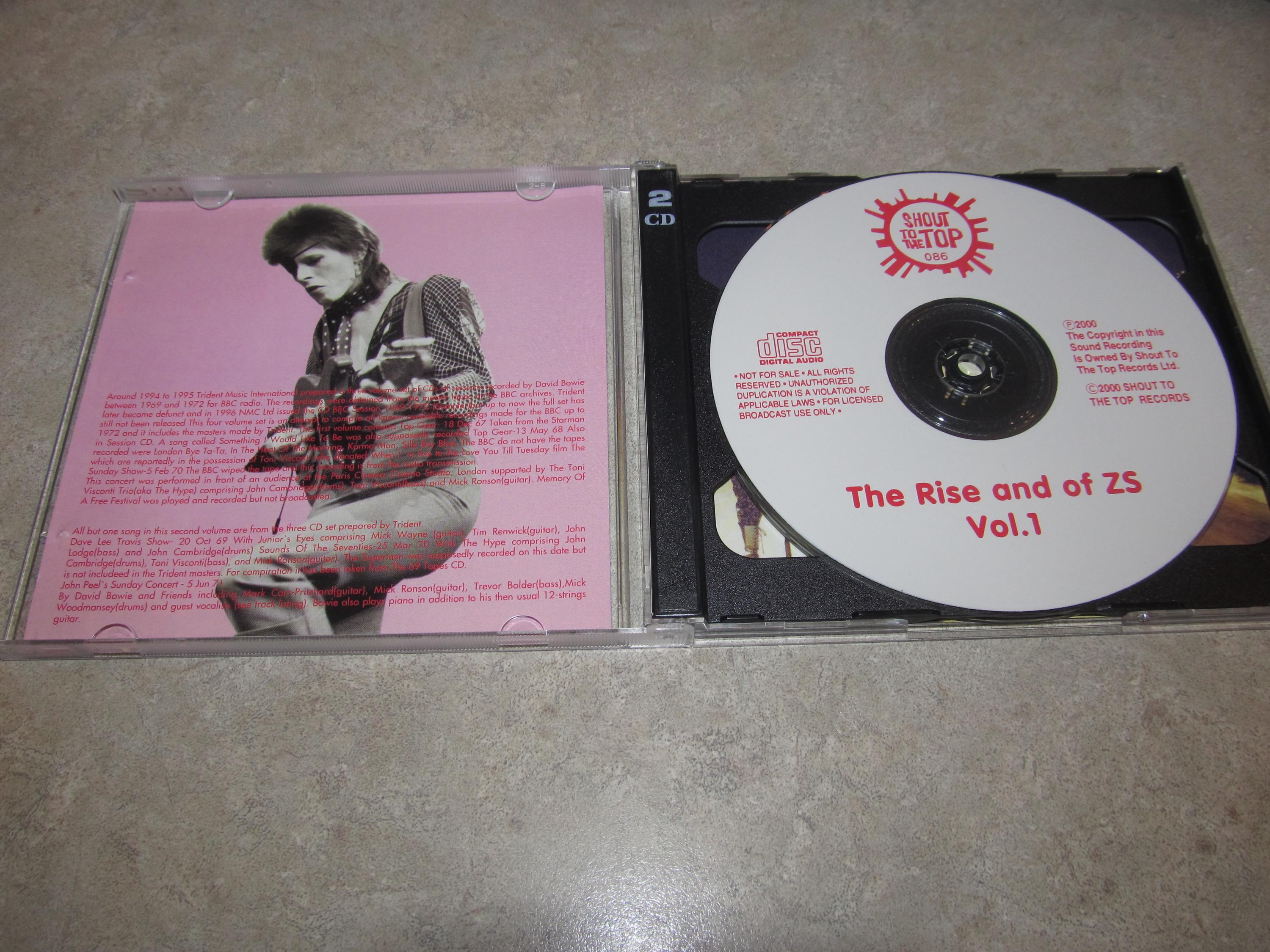 David Bowie - Very Rare 2 CD Set - the Rise and Rise of Ziggy Stardust ...