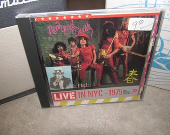 The New York Dolls - Very Rare CD - Live in N.Y.C. 1975 - Red Patent Leather - NM!