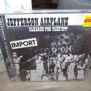 Sealed - Jefferson Airplane - Very Rare CD - Cleared For Take Off - Live Performance - Mid 1960s