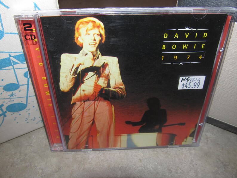 David Bowie - Very Rare 2 CD Set - 1974 - Live University of Madison ...