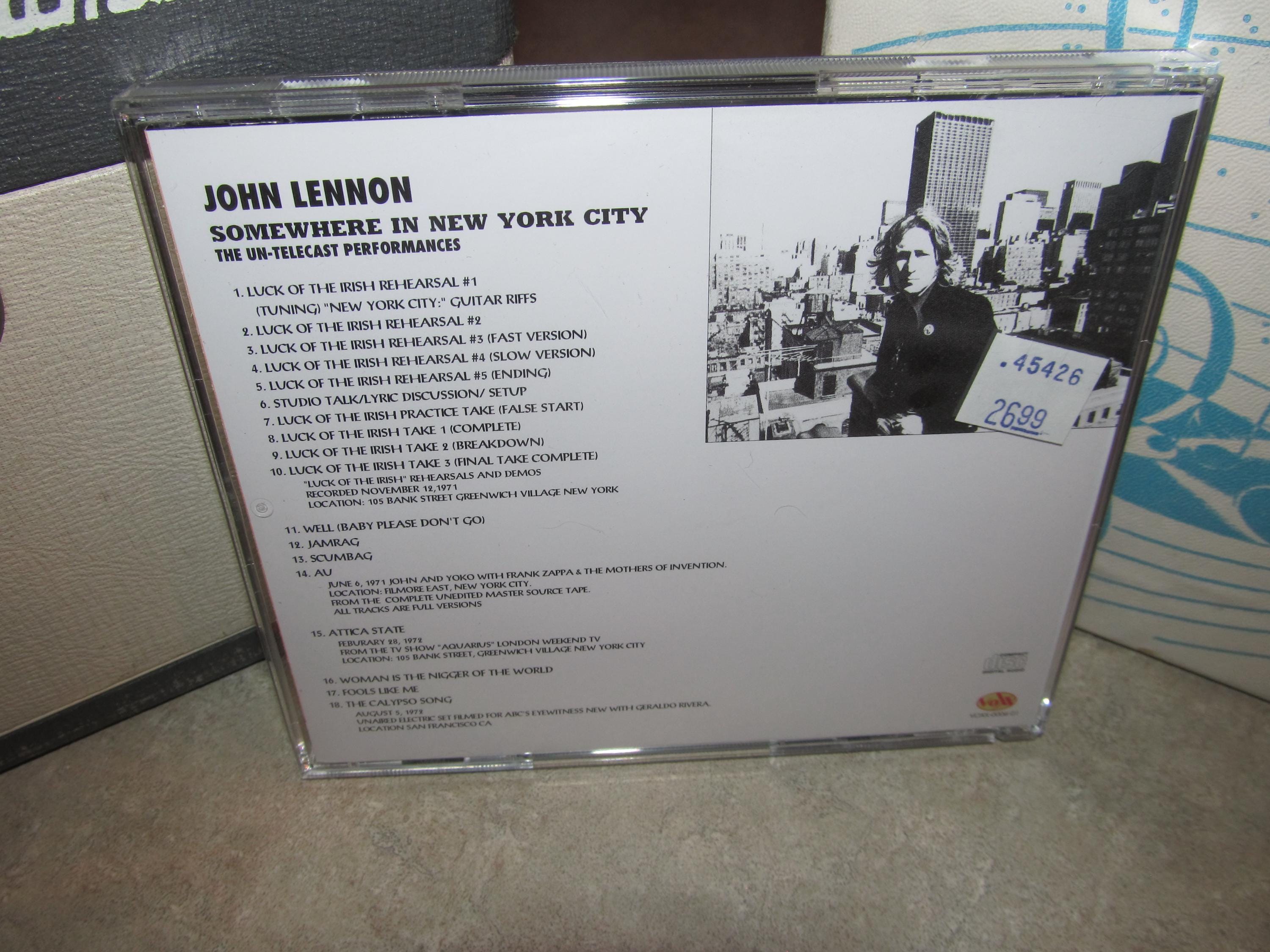 John Lennon (the Beatles) - Very Rare CD - Somewhere in New York