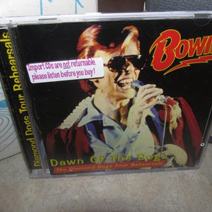 David Bowie - Very Rare CD - Dawn of the Dogs - The Diamond Dog Rehearsals - NM!