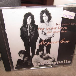 Led Zeppelin - Conjunto de 2 CD raros - For Your Love - En vivo en concierto - Fillmore West, enero de 1969 - ¡Belleza de NM!
