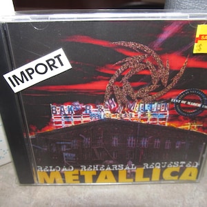 Sealed - Metallica - Very Rare CD - Reload Rehearsal Requested - Mint - Sealed!