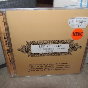 Led Zeppelin - CD promocional muy raro - The Rockville Canada 2/2/69 - Totonka - NM!
