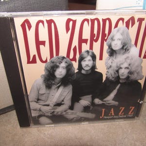 Led Zeppelin - CD promocional muy raro - Jazz - ¡En vivo en el Festival de Jazz de Newport, 1969 - NM!