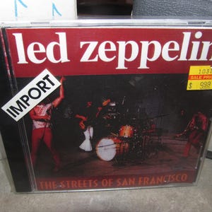 Sellado - Led Zeppelin - Conjunto de 2 CD raros - Las calles de San Francisco - En vivo 1969