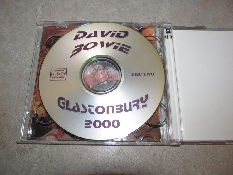 David Bowie - Very Rare 2 CD Set - Recorded Live at the Glastonbury ...