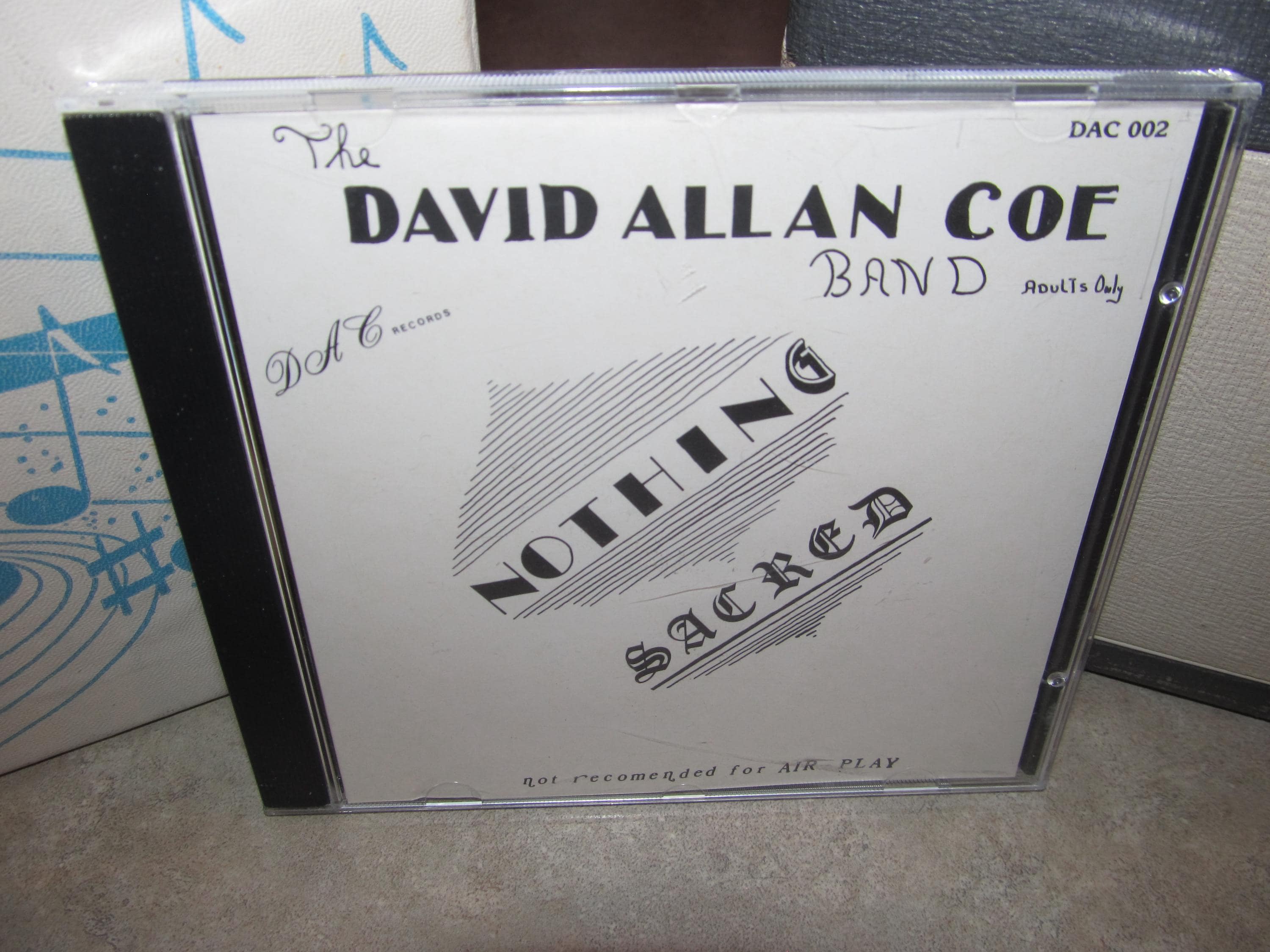 David Allan Coe Band (adults Only) - Rare CD - Nothing Sacrid- NM