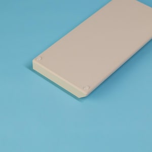 Touch Grass desk toy bottom view anti-slip rubber feet 3D printed plastic base
