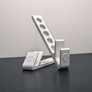 Monitor Riser Laptop Stand – Dual Monitor Setup | Compact Laptop Riser | Ergonomic 45 Angle | Space Saver Desk Accessory