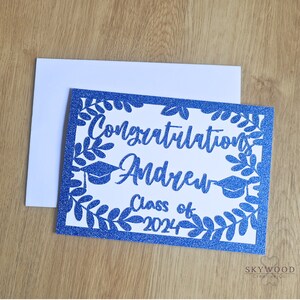 Personalised Congratulations Card Graduation  from High School, College, University or Educational Achievement