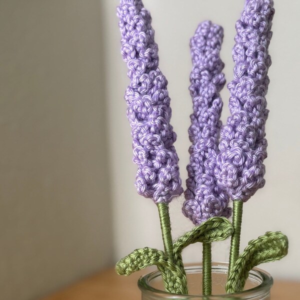 Crochet Lavender/Flower Bouquet/Crochet Flowers/Lavender Bunch/Handmade Gift/Graduation/Valentine’s Day/Mother’s Day/Birthday/For Her/Easter