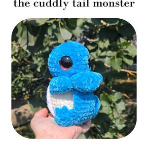 Squirt, the Cuddly Tail Monster! Crochet Pattern