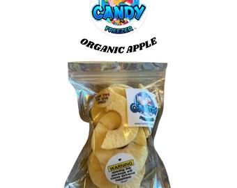 Candy Freezer Freeze Dried Organic Apple 2 oz. Bag