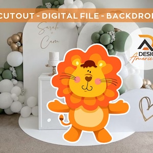 LARGE DECOR FARM Birthday: Cutout Decor Farm Animals, Farm Printable Baby Shower, Birthday Party, Digital Download