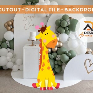 LARGE DECOR FARM Birthday: Cutout Decor Farm Animals, Farm Printable Baby Shower, Birthday Party, Digital Download
