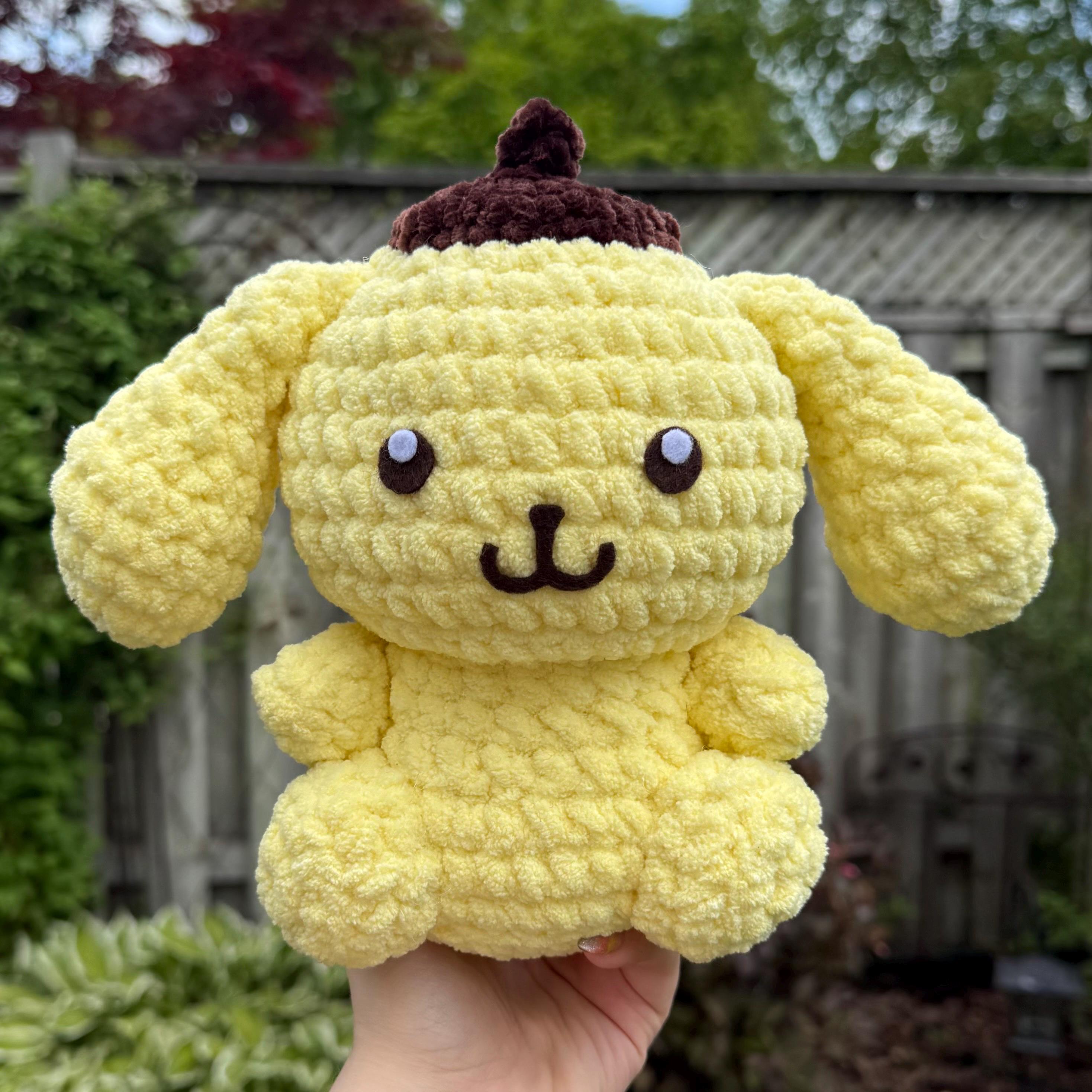 Pompompurin Sanrio Character Amigurumi Crochet Plushie - Etsy