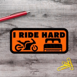 2&quot;-6&quot; Funny Motorcycle Sticker Motorcyclist Gift 1–250 Count Vinyl Sticker Pack Helmet Decal Bike Decal Biker Gift For Men Women (Any Color)