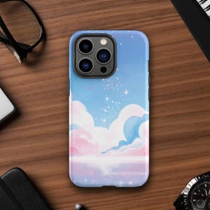 サトルプライド トランスジェンダー スマホケース トランスプライド LGBTQ パステルクラウド iPhone® 11-17 カバー