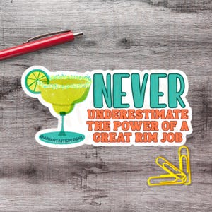 2"-6" Funny Margarita Girls Night Vinyl Sticker Pack 1–250 Count Adult Mature Gift Brunch Cruise Decal Cinco de Mayo Bumper Sticker