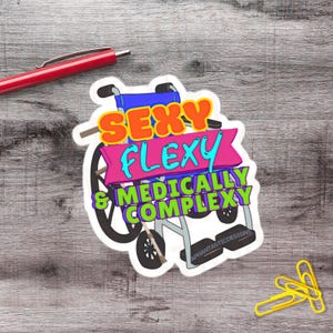 2&quot;-6&quot; Wheelchair Sticker Disabled Sticker Chronic Illness Sticker 1–250 Count Vinyl Sticker Pack Pump Sticker Ehlers Danlos EDS HEDS Gift