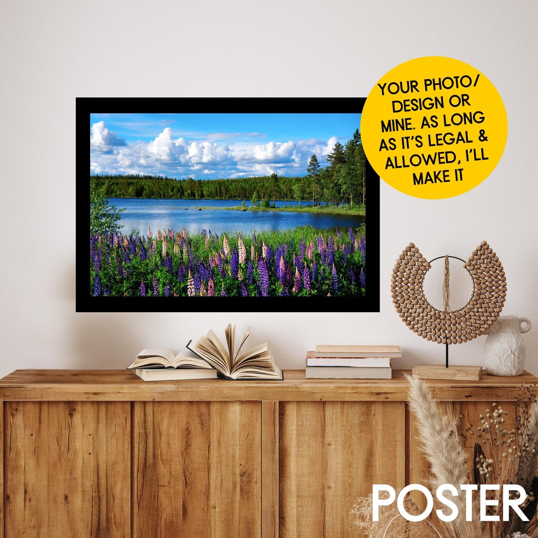 Custom Poster Printing Personalized Family Photo Poster Vacation Poster ...