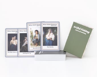 Go Fish Card Game with Classical Art – Educational Game Featuring Masterpiece Paintings – Perfect for Kids & Adults, Art Lovers, Educators