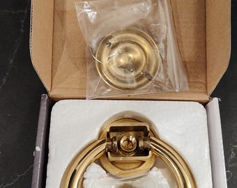 NEW Vintage-style Large Door Knocker | Brass Door Hardware