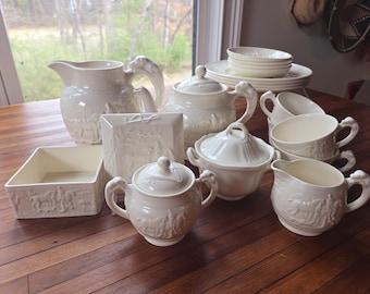 RARE Wedgwood Devonshire Tea (set of 4)