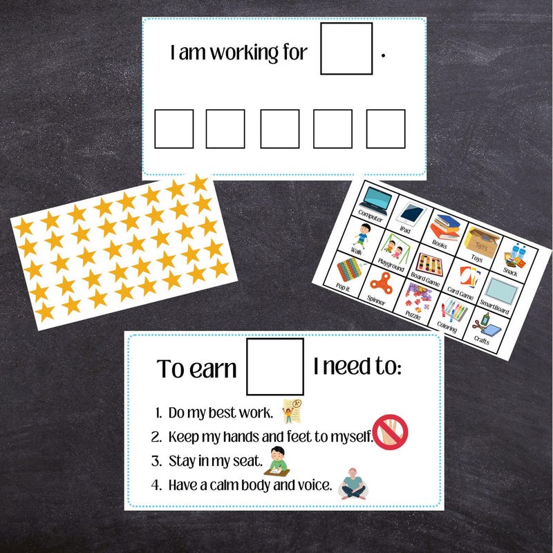 Reinforcement Star Chart - Etsy