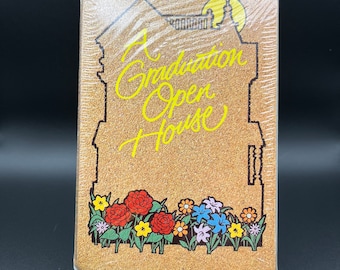 Vintage Graduation Open House Invitations Set of 8 American Greetings invites with envelopes in original unopened package.